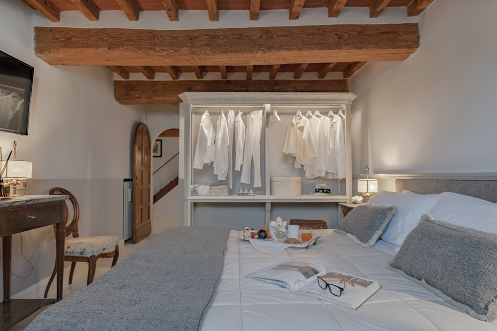 Master bedroom with double bed and luxury finishes