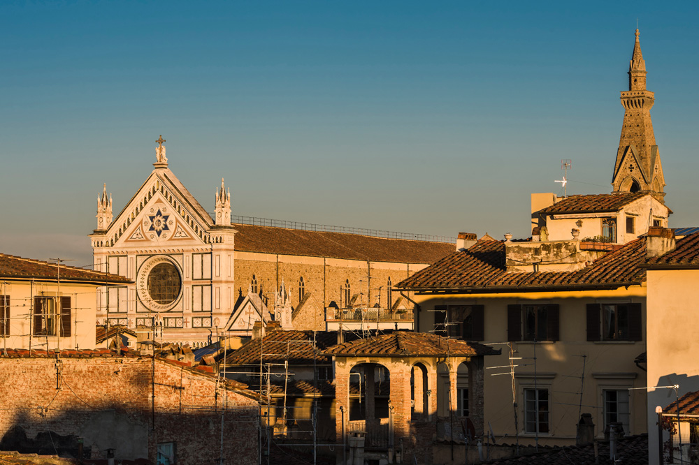 Florence cathedral and skyline view
