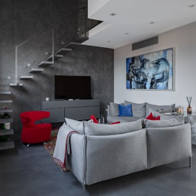 Luxury penthouse Casamanda in Florence with panoramic terrace and city skyline views