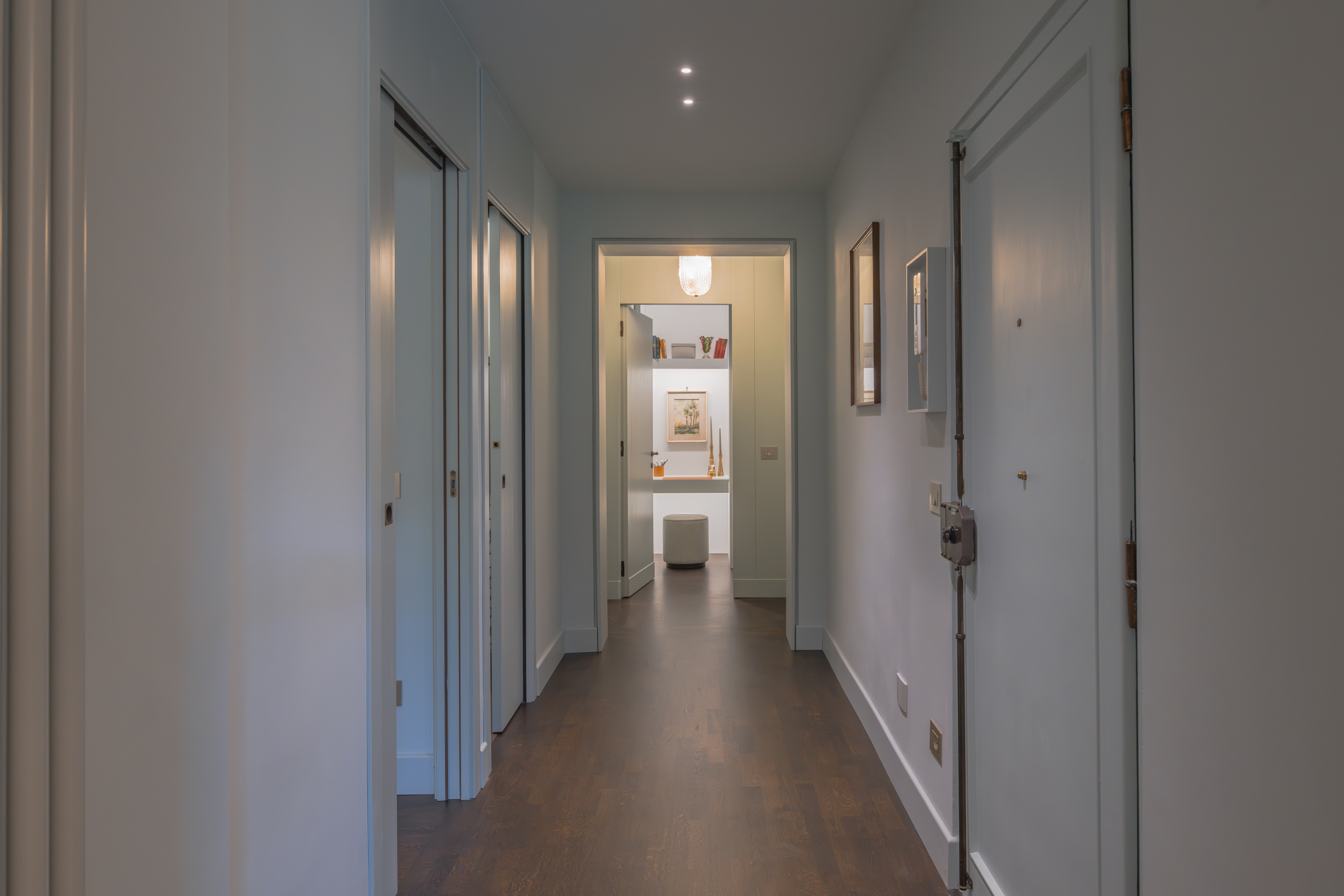 Corridor inside apartment in Florence