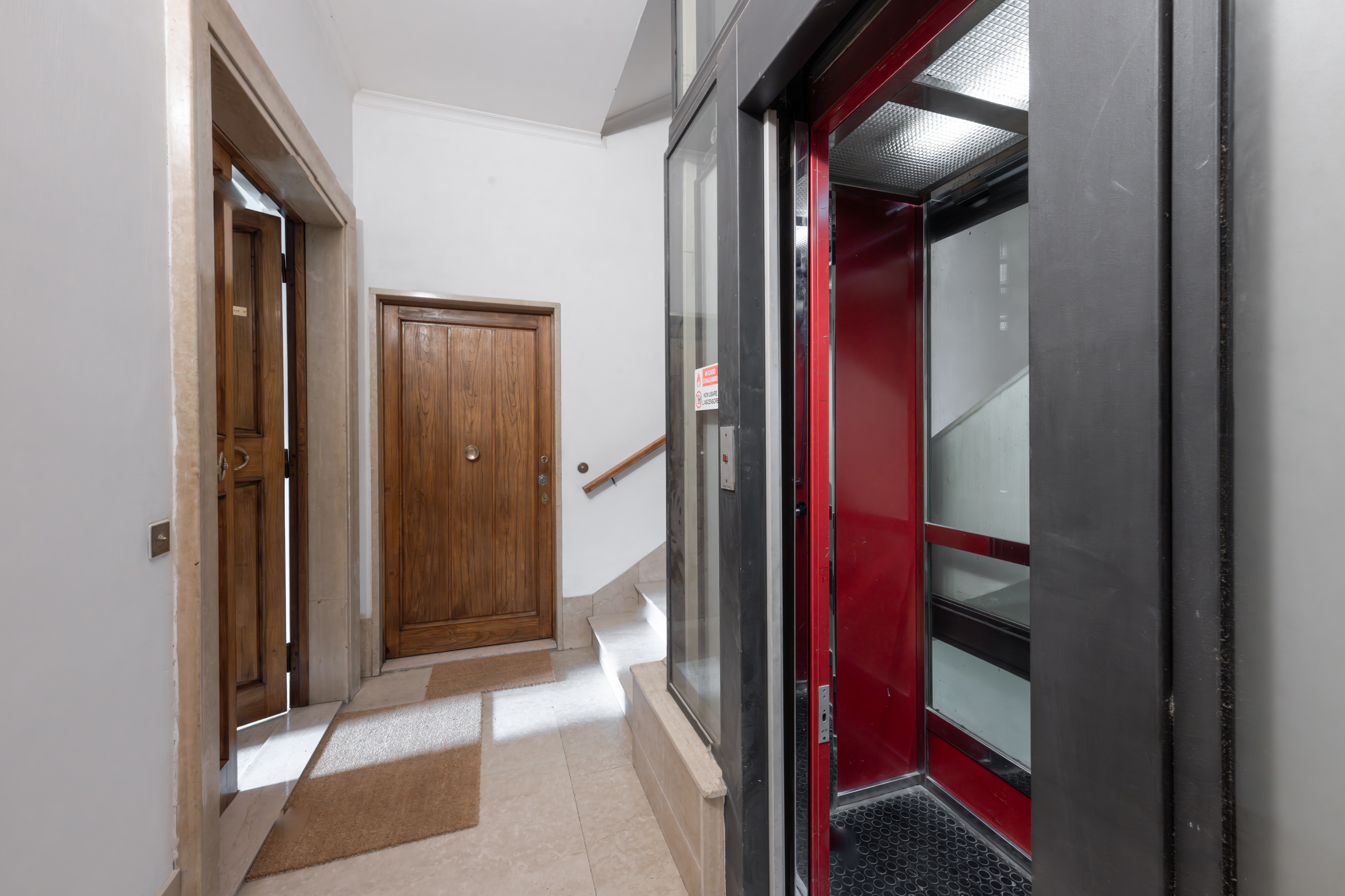 Elevator inside residential building in Florence