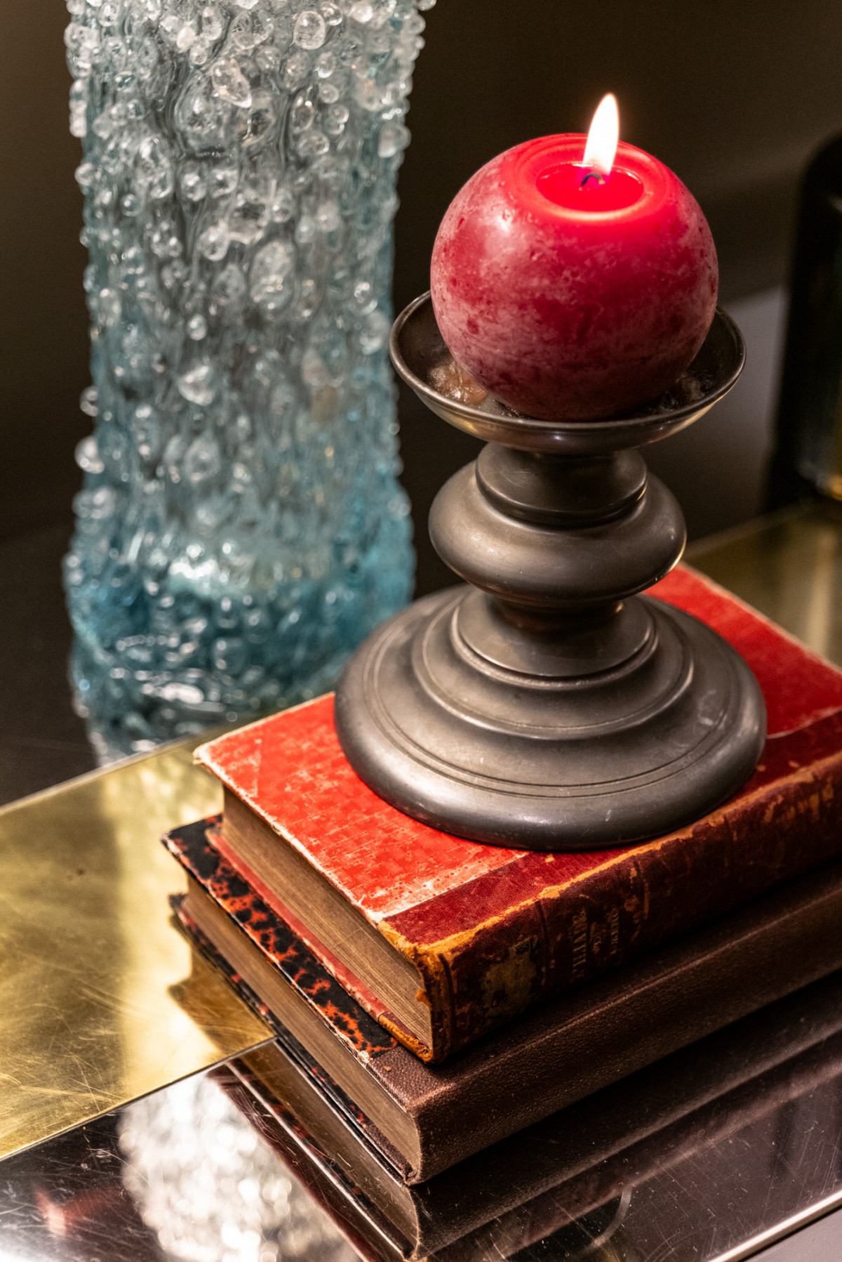 Decorative detail in Florence apartment