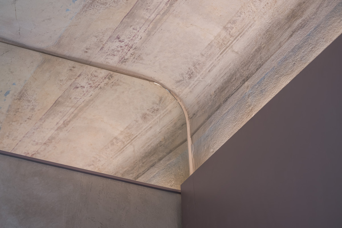Marble detail in Florence apartment interior