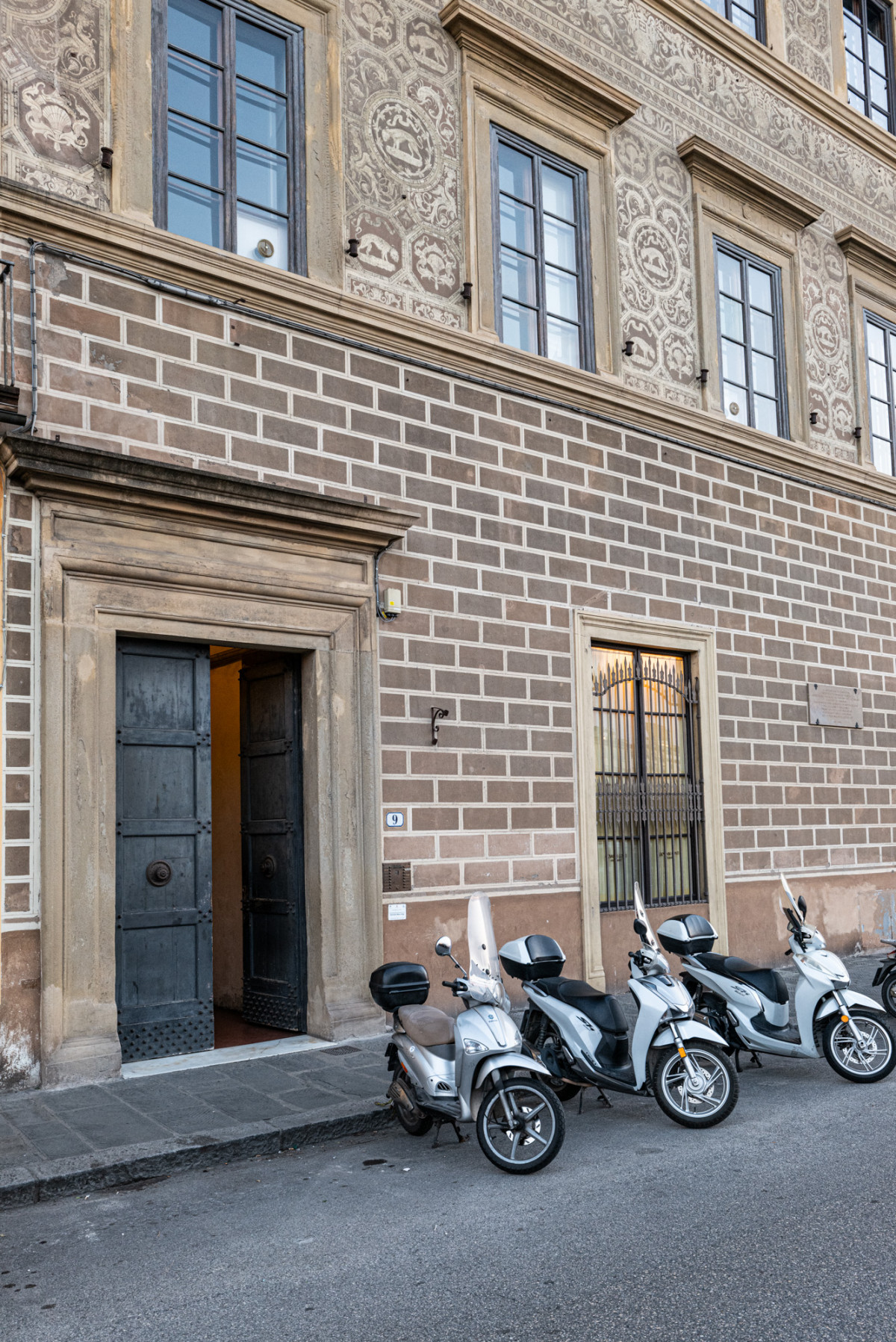 Historic building exterior in Florence city centre