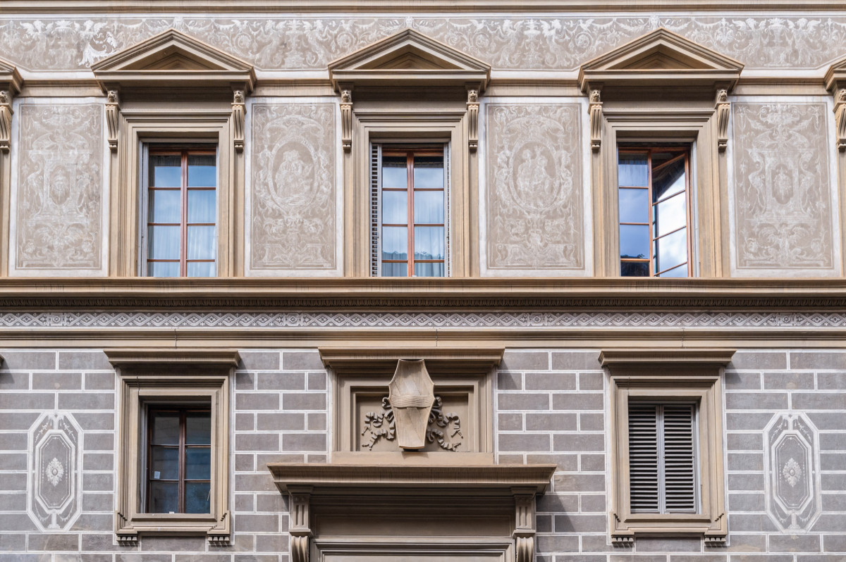 Historic building facade in Florence