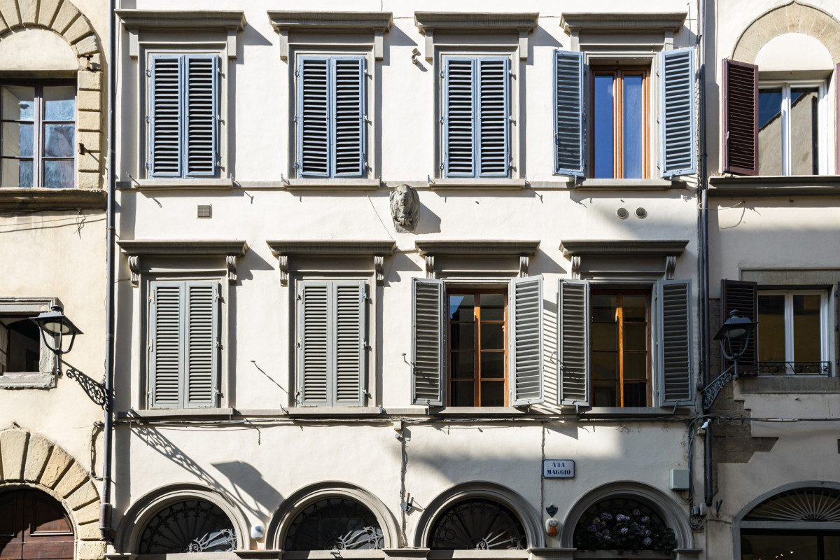 Historic building facade in Florence
