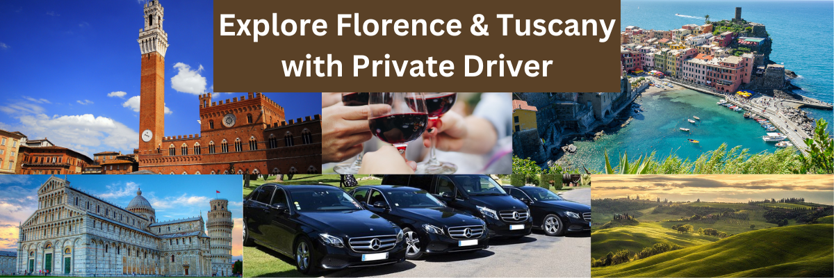 Private driver tour in Florence and Tuscany with luxury car and scenic destinations