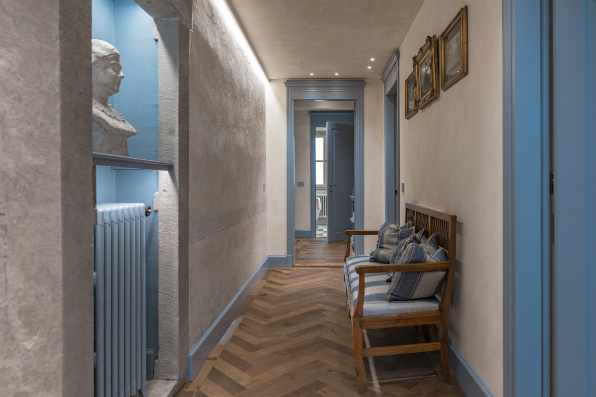 Hallway in Santa Croce Historical Home apartment in Florence