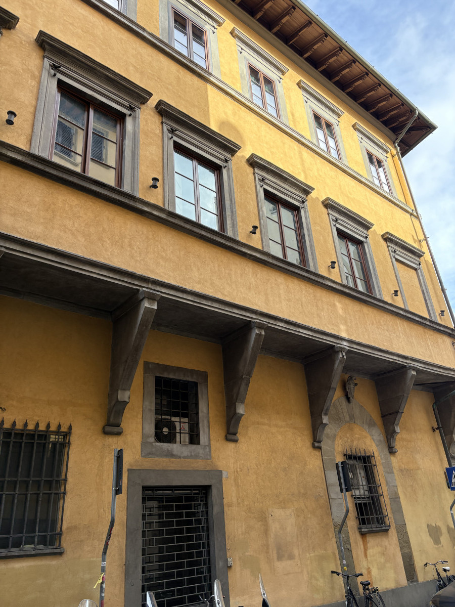Historic building in Via dell&rsquo;Oriuolo near Duomo in Florence city center