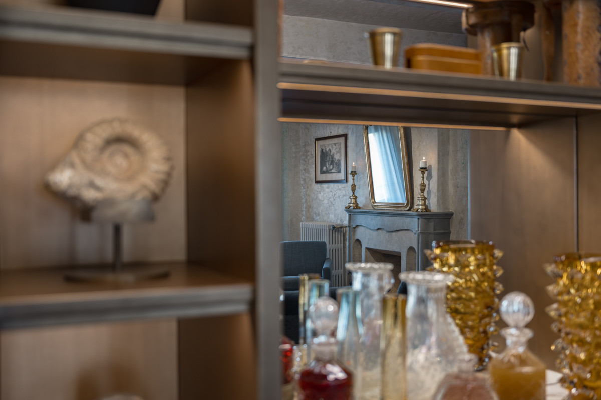 Interior decor detail in Santa Croce Historical Home Florence