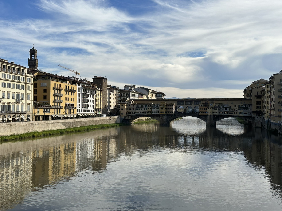 Florence view of the Ponte Vecchio