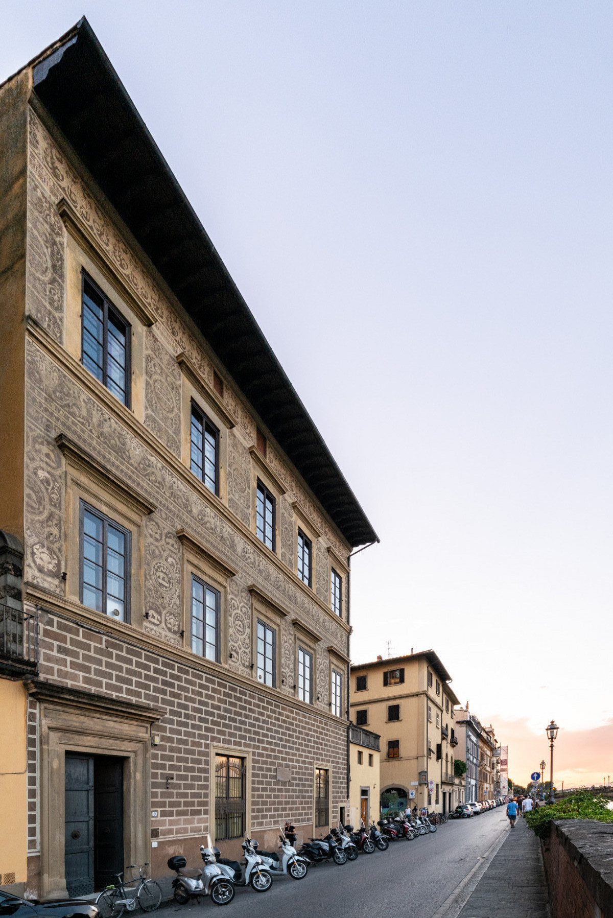 Historic Florentine palace facade