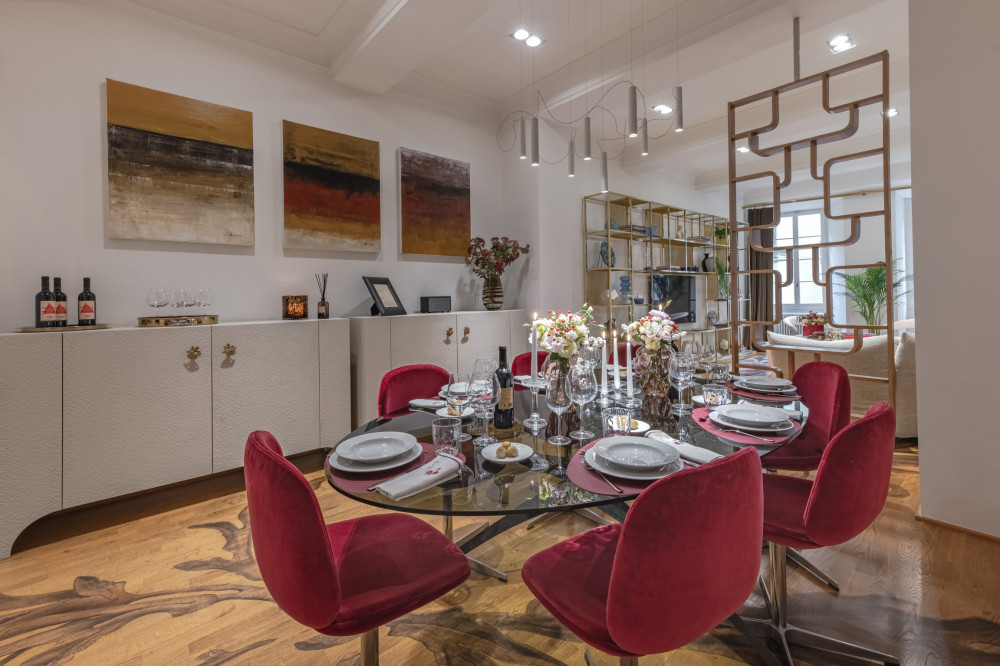 Dining room in Oltrarno VM48 apartment in Florence