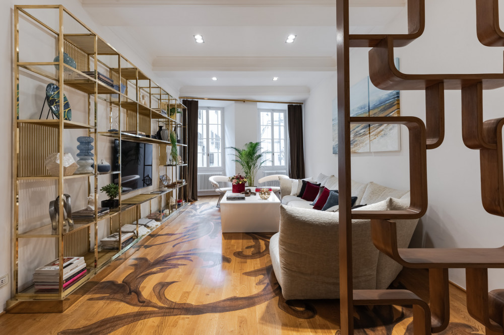 Living room in Oltrarno VM48 apartment in Florence