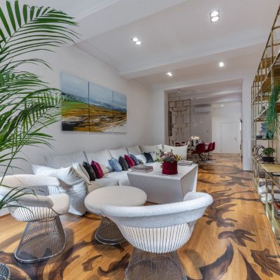 Luxury apartment Oltrarno VM48 in Florence with modern design in historic Oltrarno district