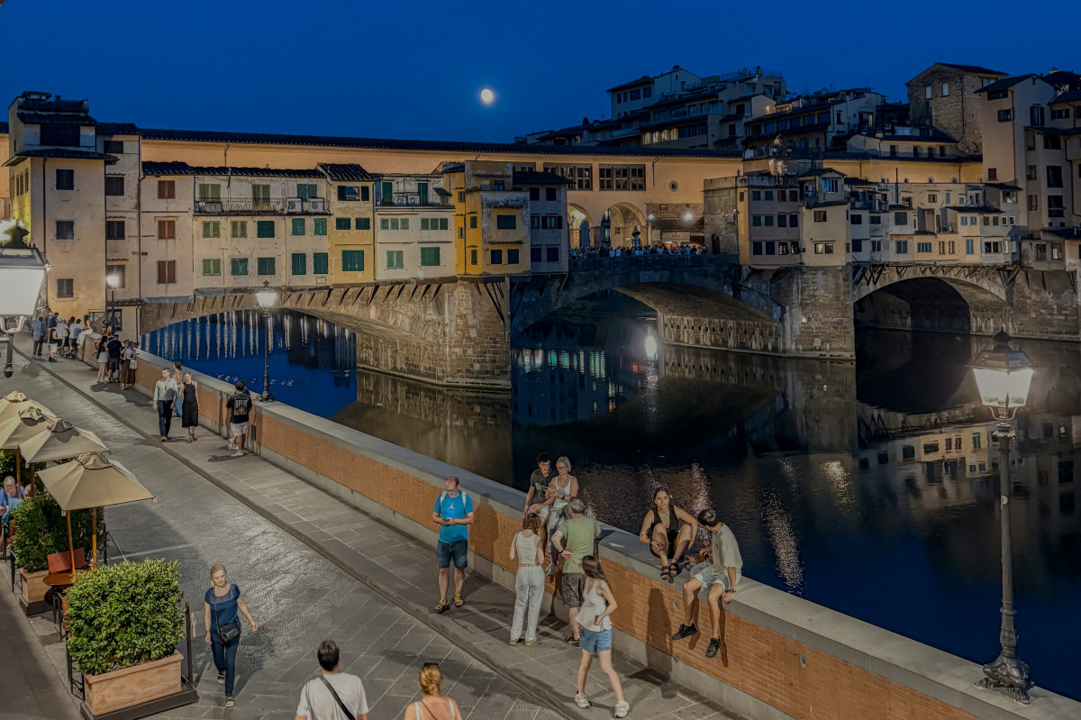 View of Arno River in Florence